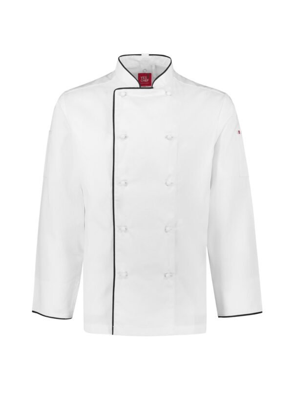 Mens Al Dente Long Sleeve Chef Jacket - Image 2