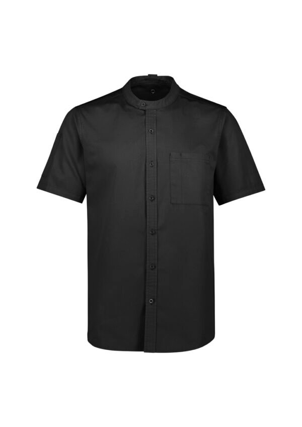 Mens Salsa Short Sleeve Chef Shirt - Image 2