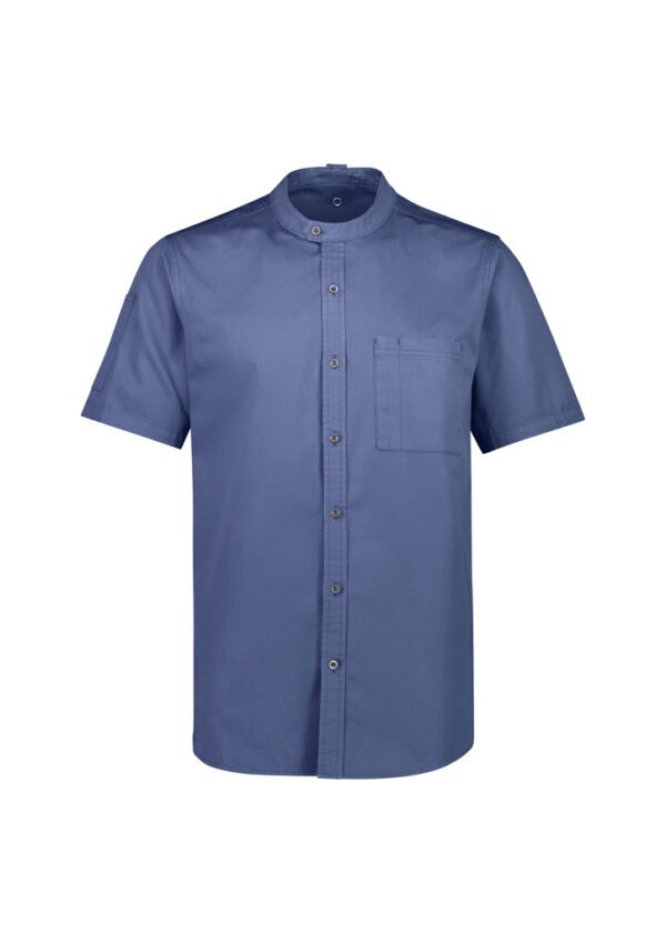 Mens Salsa Short Sleeve Chef Shirt - Image 4