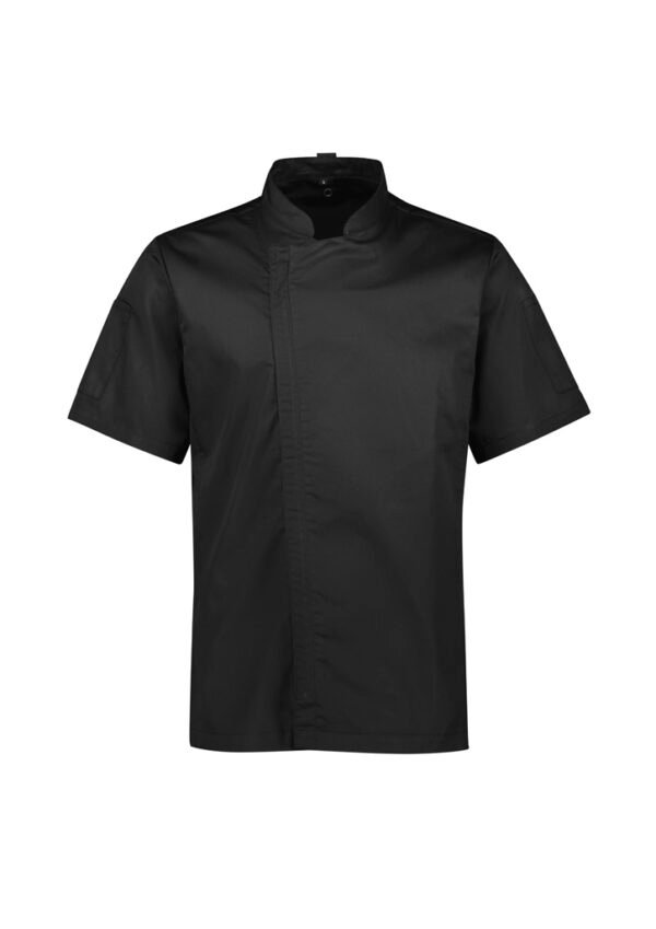 Mens Alfresco Short Sleeve Chef Jacket - Image 3