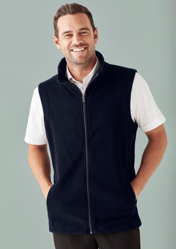 Mens Plain Vest - Image 2