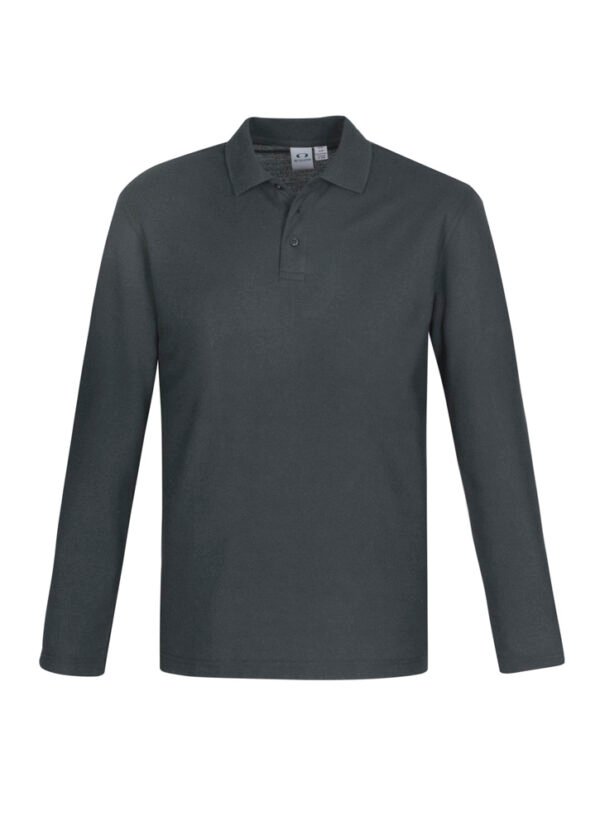 Mens Crew Long Sleeve Polo - Image 4