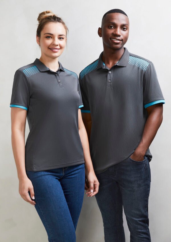 Womens Galaxy Short Sleeve Polo - Image 4