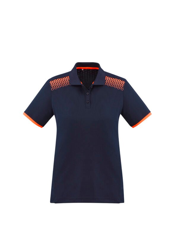 Womens Galaxy Short Sleeve Polo - Image 6