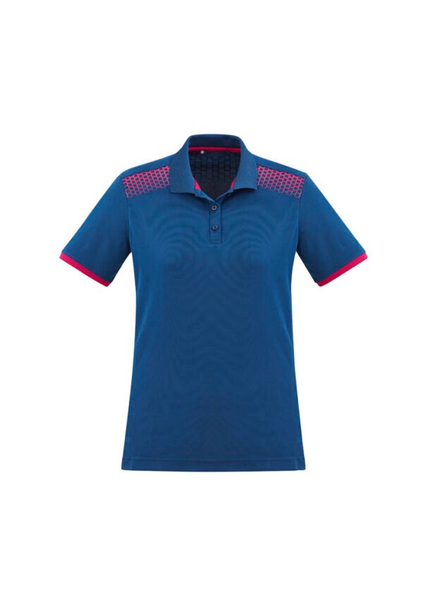 Womens Galaxy Short Sleeve Polo - Image 3