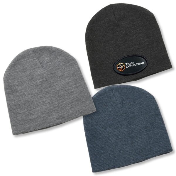 Heather Skull Beanie - Image 2