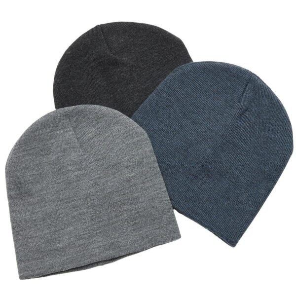 Heather Skull Beanie - Image 5