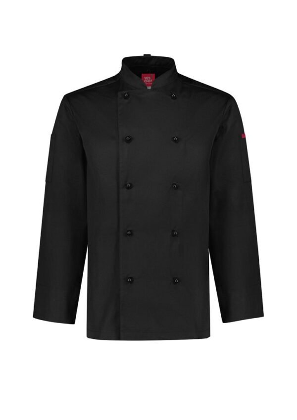 Mens Al Dente Long Sleeve Chef Jacket - Image 4