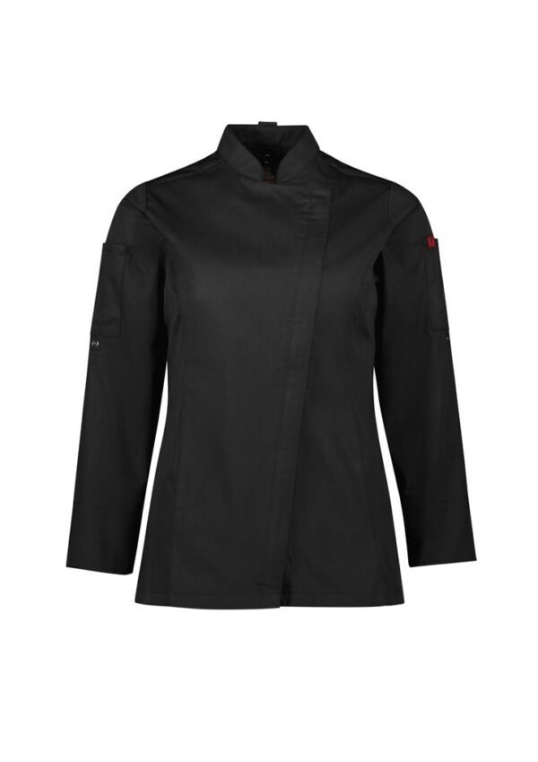 Womens Alfresco Long Sleeve Chef Jacket - Image 3