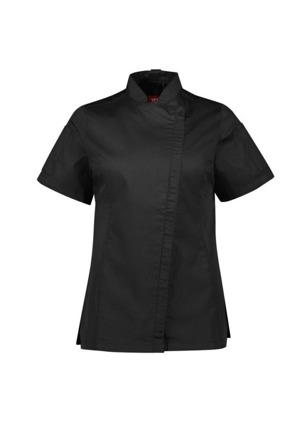 Womens Alfresco Short Sleeve Chef Jacket - Image 3