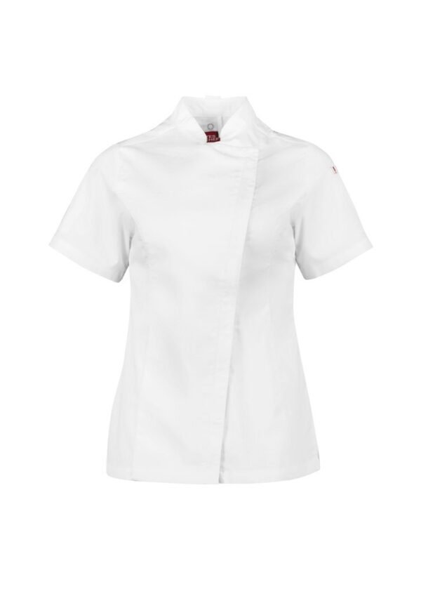 Womens Alfresco Short Sleeve Chef Jacket - Image 2