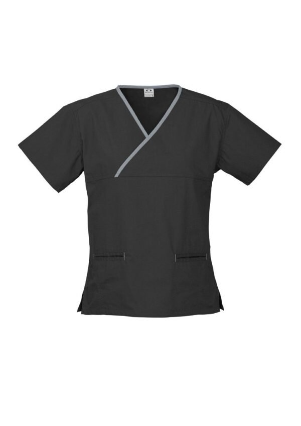Womens Contrast Scrub Top - Image 3