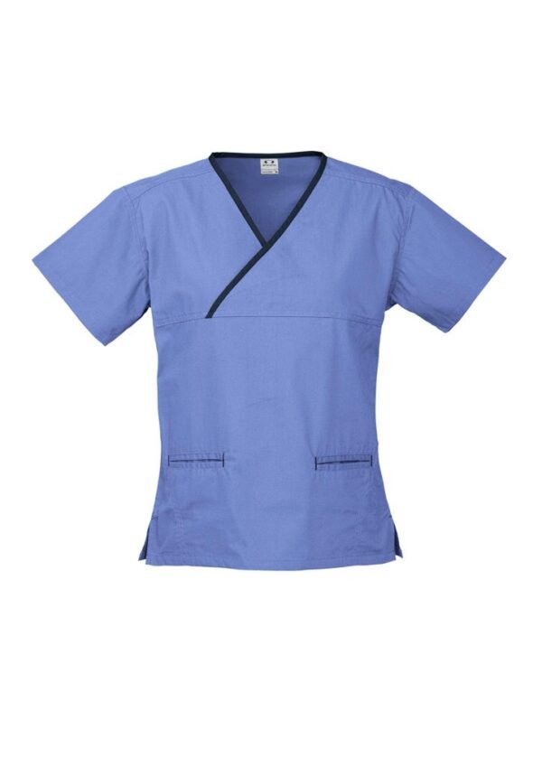 Womens Contrast Scrub Top - Image 6