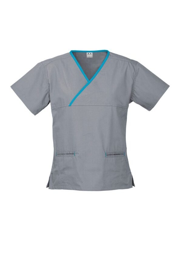 Womens Contrast Scrub Top - Image 4