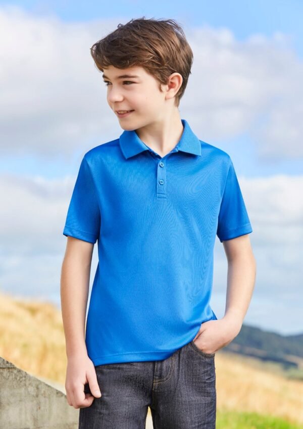 Kids Action Short Sleeve Polo - Image 2