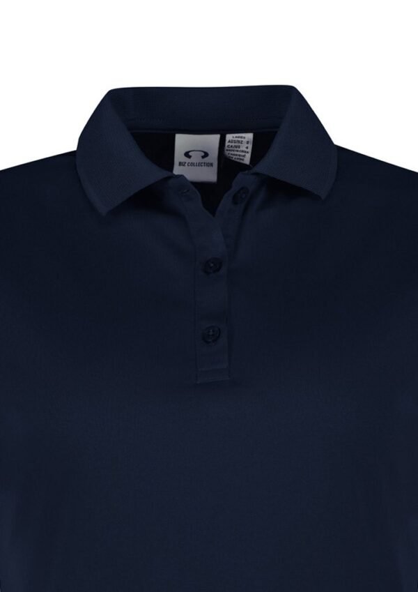 Womens Action Long Sleeve Polo - Image 3