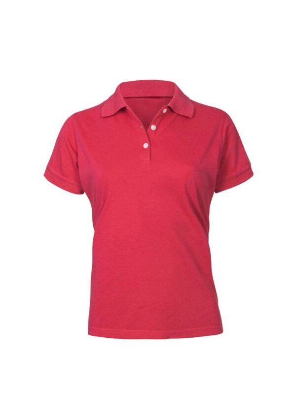 Womens Neon Short Sleeve Polo - Image 7