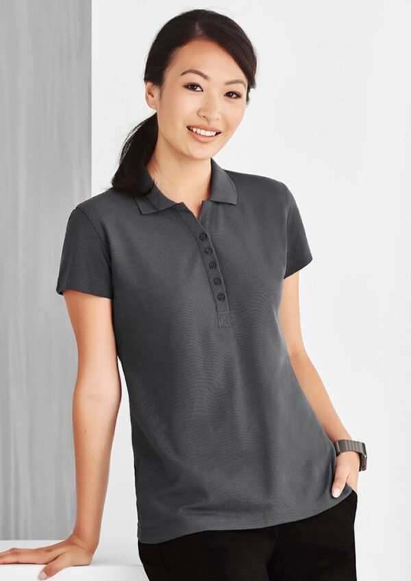 Womens Crew Short Sleeve Polo - Image 8