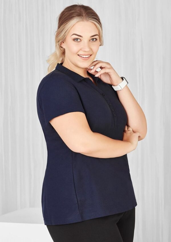 Womens Crew Short Sleeve Polo - Image 7