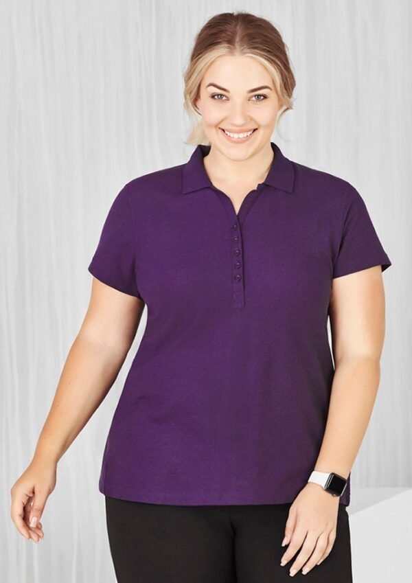 Womens Crew Short Sleeve Polo - Image 4