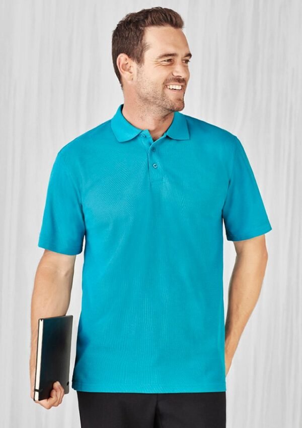 Mens Crew Short Sleeve Polo - Image 3