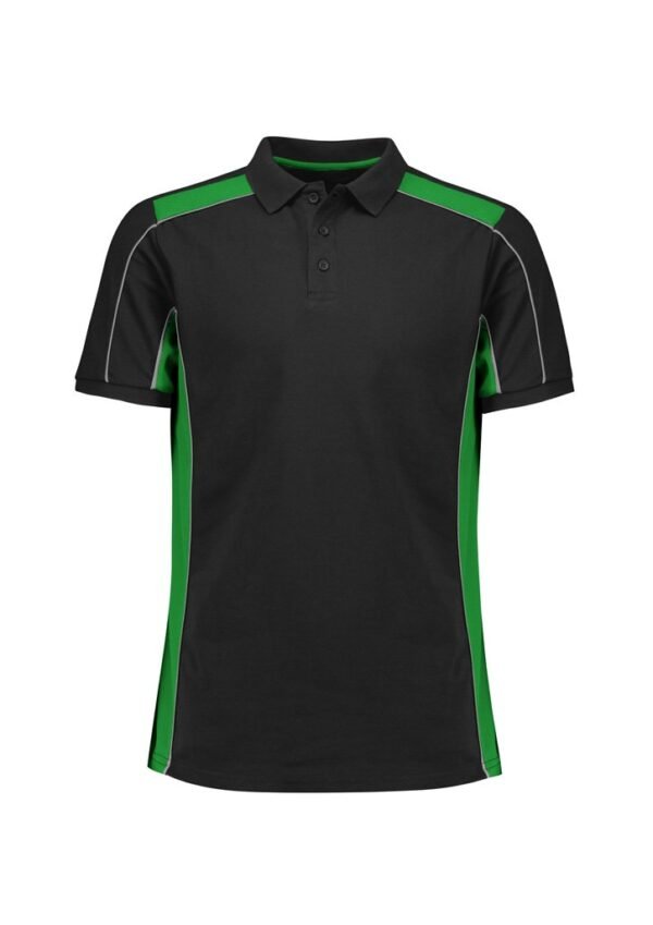 Unisex Grid Short Sleeve Polo - Image 4