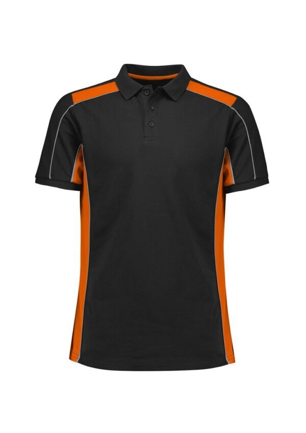 Unisex Grid Short Sleeve Polo - Image 5