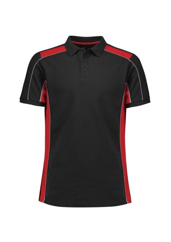 Unisex Grid Short Sleeve Polo - Image 6