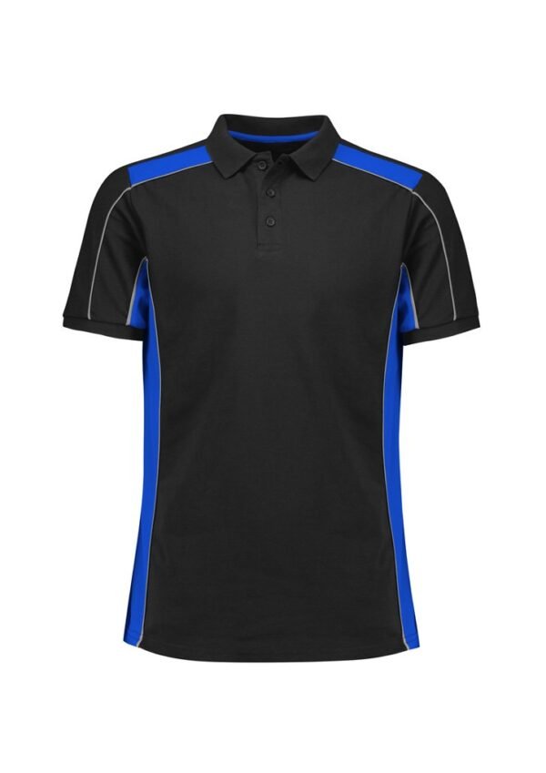 Unisex Grid Short Sleeve Polo - Image 2