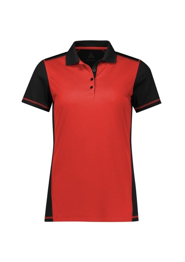 Womens Dart Short Sleeve Polo - Image 3