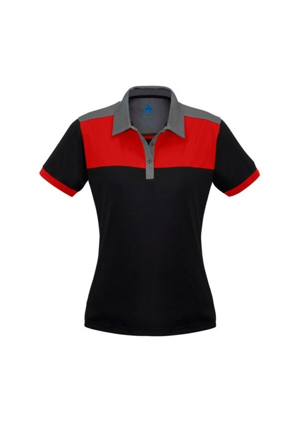 Womens Charger Short Sleeve Polo - Image 5