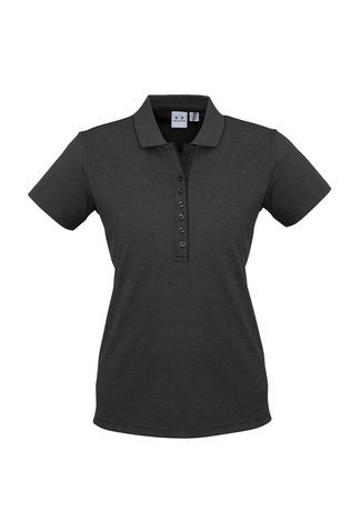 Womens Shadow Short Sleeve Polo - Image 4