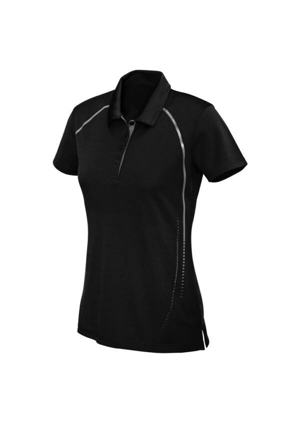 Womens Cyber Short Sleeve Polo - Image 4
