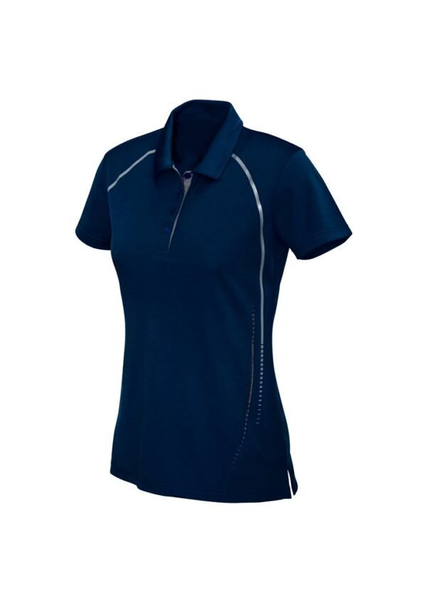 Womens Cyber Short Sleeve Polo - Image 2
