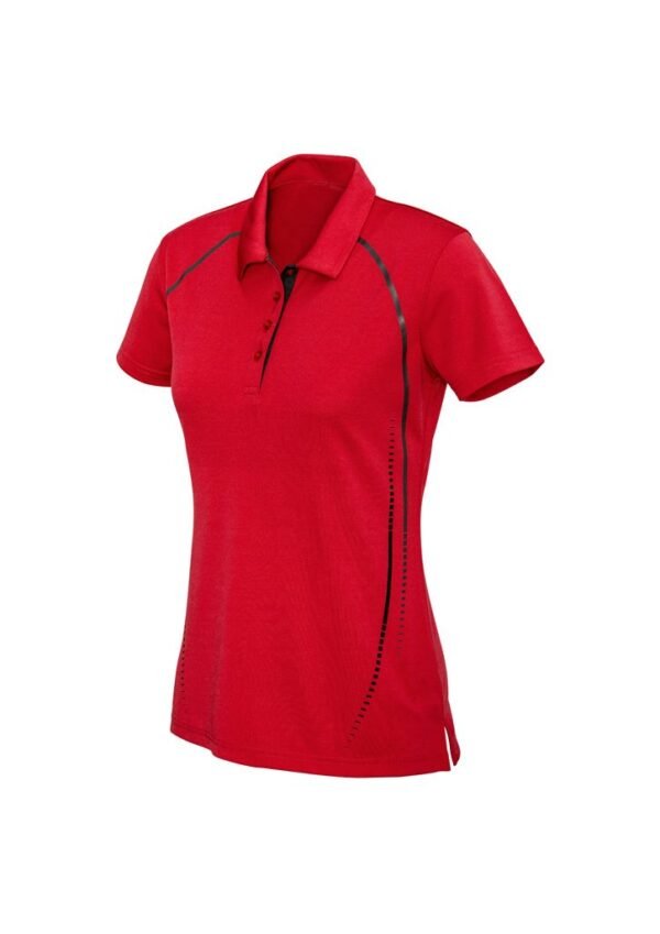 Womens Cyber Short Sleeve Polo - Image 3