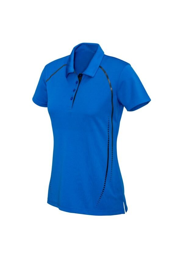Womens Cyber Short Sleeve Polo - Image 6