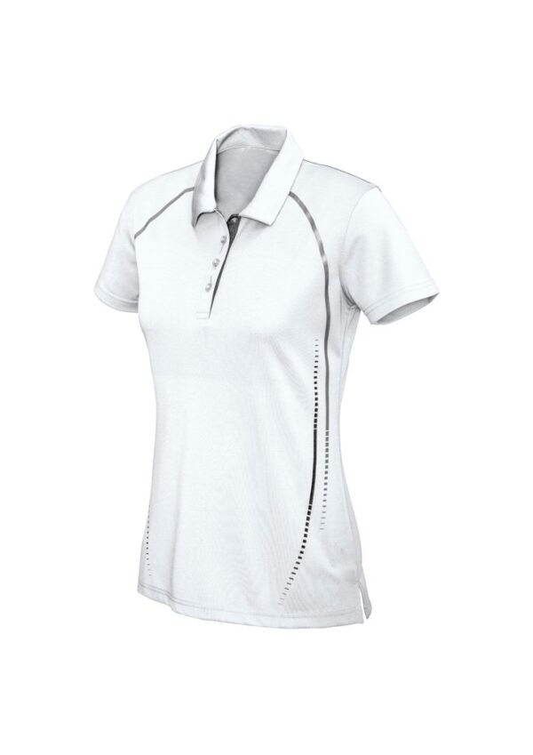 Womens Cyber Short Sleeve Polo - Image 5