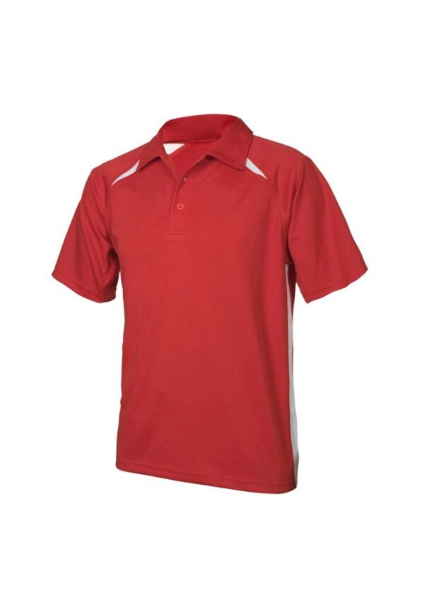 Kids Splice Short Sleeve Polo - Image 3