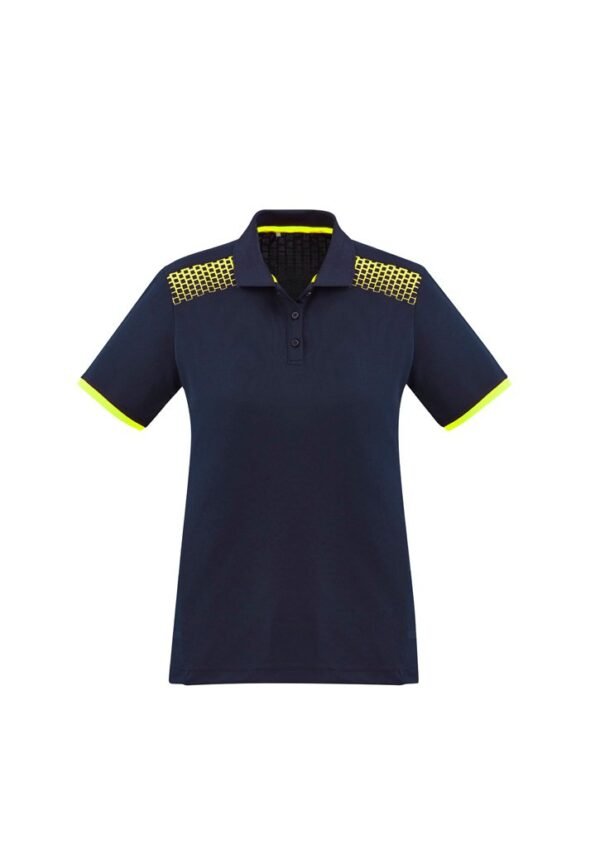 Womens Galaxy Short Sleeve Polo - Image 2
