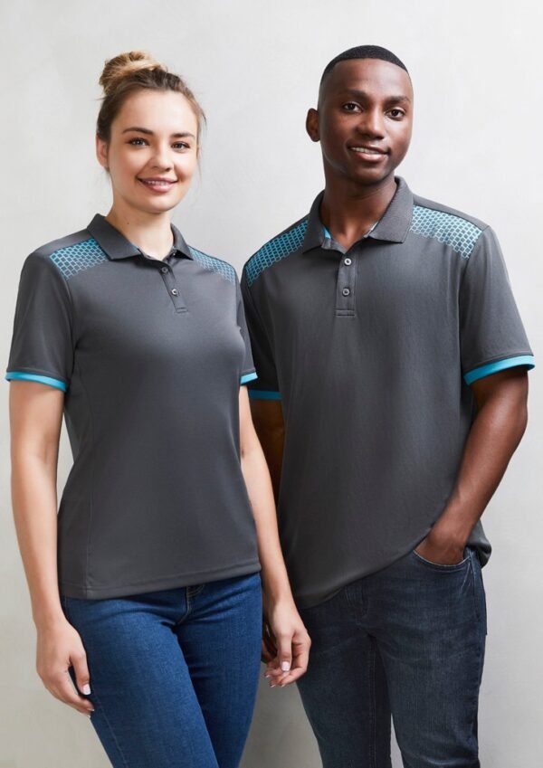 Mens Galaxy Short Sleeve Polo - Image 5