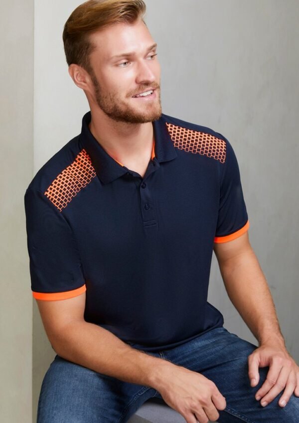 Mens Galaxy Short Sleeve Polo - Image 9