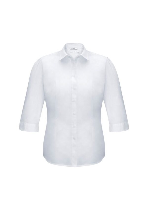Womens Euro 3/4 Sleeve Shirt - Image 3