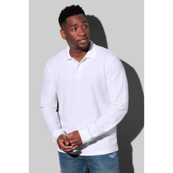 Men's Polo Long Sleeve - Image 2